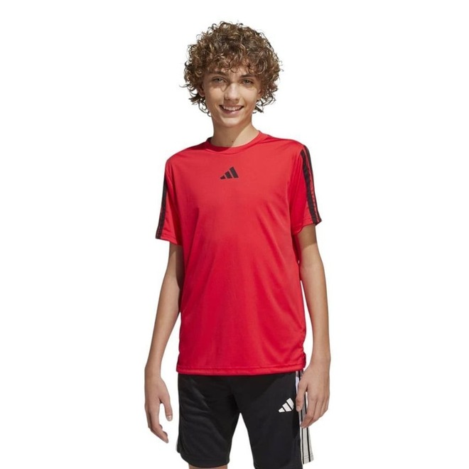 Camiseta adidas 3 Stripes Infantil - Foto 1