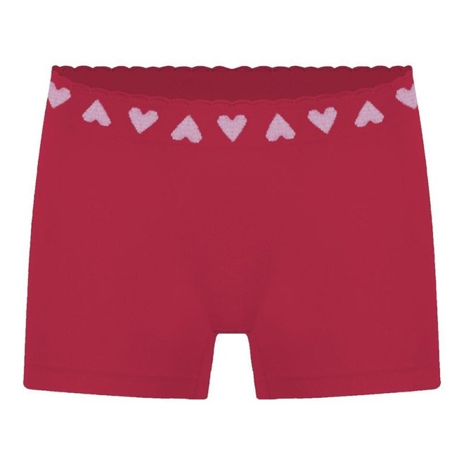 Calcinha Boxer Altomax Corações Infantil - Foto 1