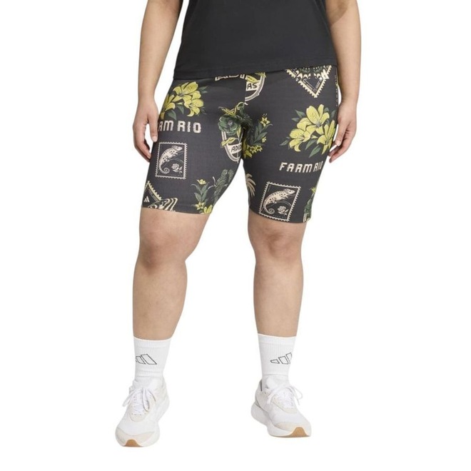 Bermuda adidas Farm Biker Plus Size Feminina - Foto 1