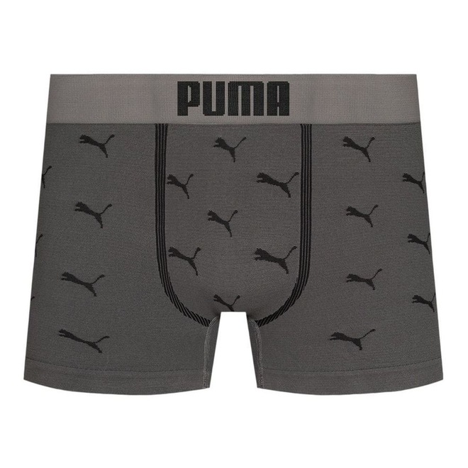 Cueca Puma Boxer Sem Costura Masculina - Foto 1