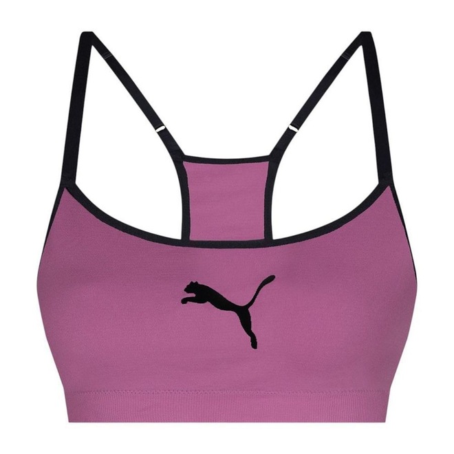 Top Puma Com Bojo Regulador Sem Costura Feminino - Foto 1