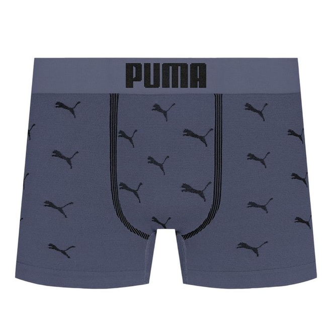 Cueca Puma Boxer Sem Costura Masculina - Foto 1