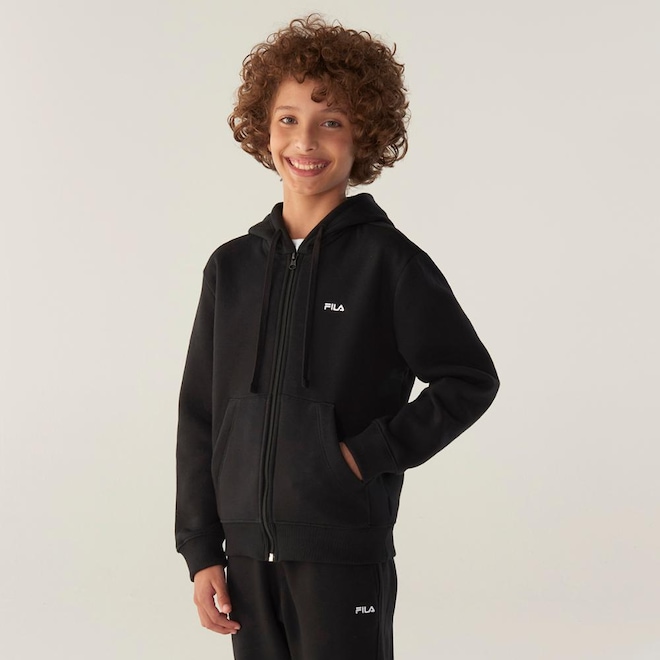 Casaco Com Capuz Fila Winter B. Infantil - Foto 1