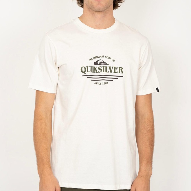 Camiseta Quiksilver Type Line SM26 Masculina - Foto 1