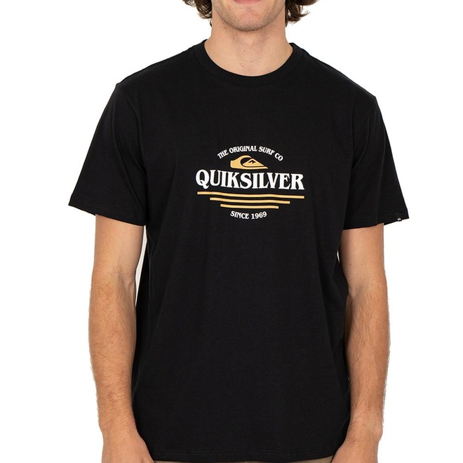 Camiseta Quiksilver Type Line SM26 Masculina - Foto 1