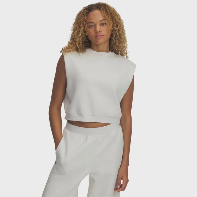 Camiseta Regata Sportstyle Under Armour Unstoppable Fleece Feminina - Foto 1