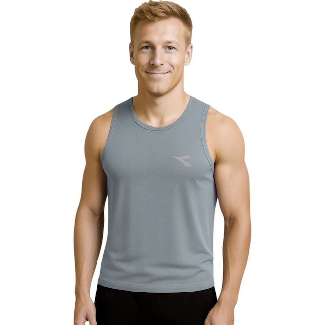 Regata Diadora Small Logo Masculina - Foto 1