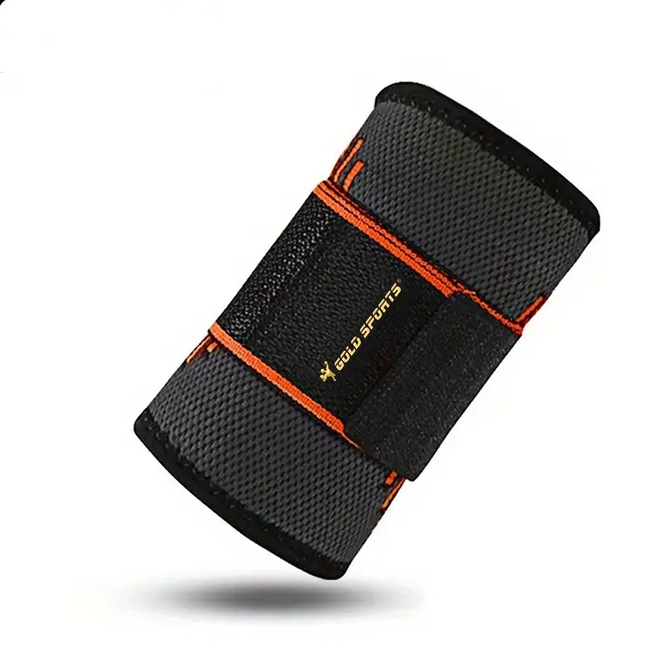 Munhequeira Elástica Gold Sports Pro de Compressão Térmica Com Bandagem - Foto 1