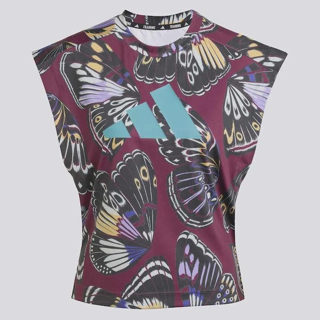 Camiseta Regata adidas Treino Farm Feminina - Foto 1