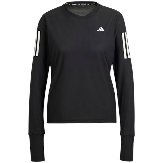Camiseta Adidas Manga Longa Own The Run Feminina - Foto 1