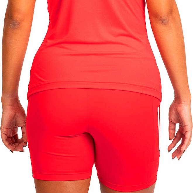 Bermuda adidas 3 Listras com Bolso Feminina - Foto 1