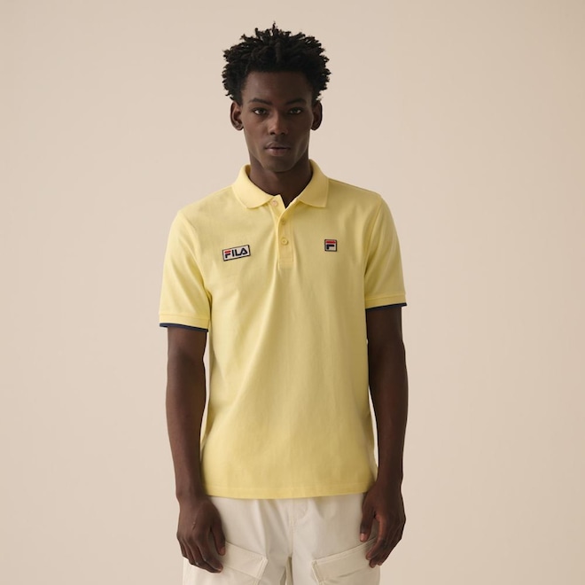 Camiseta Polo Fila Pablo Masculina - Foto 1