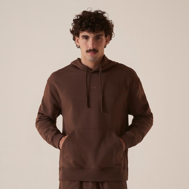 Casaco Com Capuz Fila Classic Winter B Masculino - Foto 1