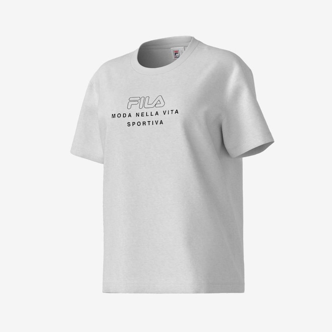 Camiseta Fila Over Vita Outline Feminina - Foto 1