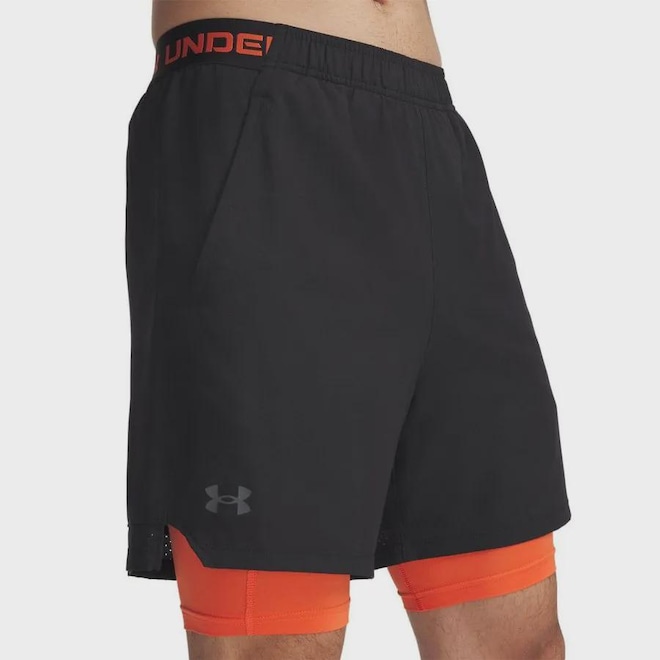 Shorts de Treino Under Armour Vanish Woven 2 em 1 Masculino - Foto 1