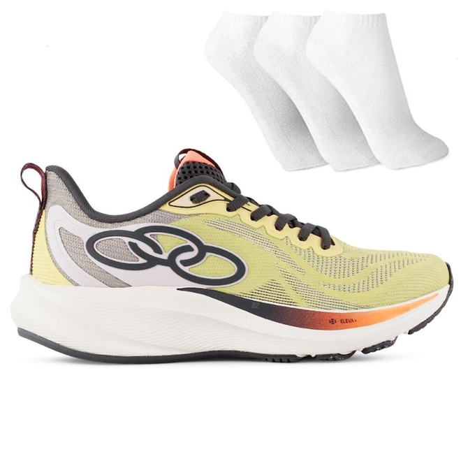 Tênis Masculino Olympikus Circuito + 3 Pares de Meias - Foto 1