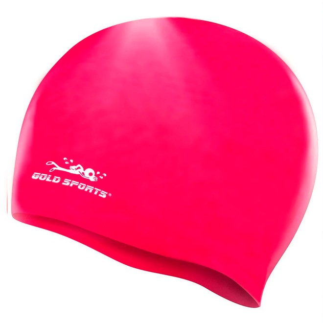 Touca de Natação Gold Sports Pro Tuut Junior de Silicone - Foto 1