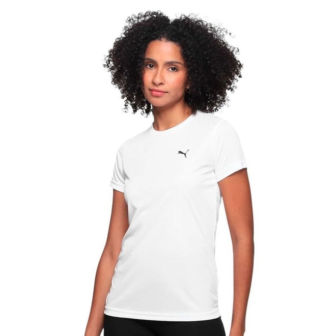 Camiseta Puma Ess Logo Poly Feminina - Foto 1