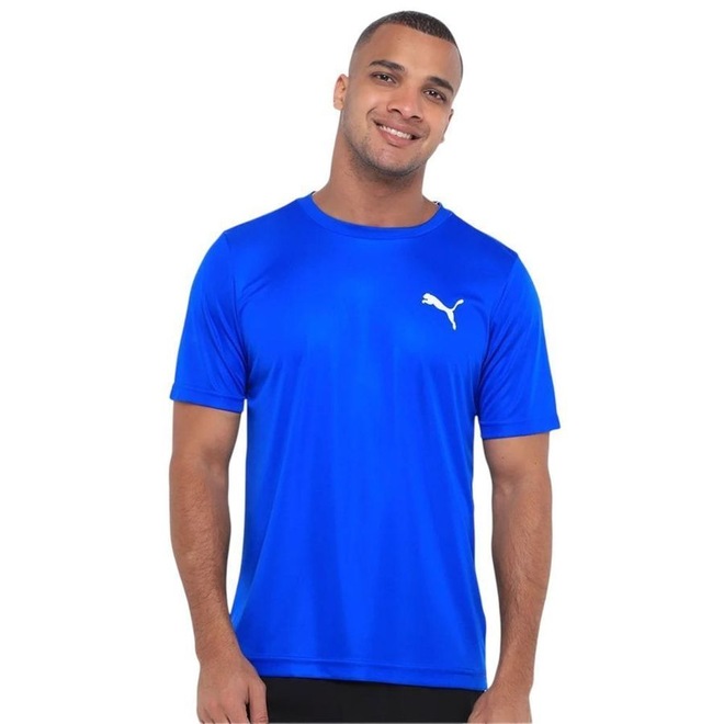 Camiseta Puma Ess Small Logo Poly Masculina - Foto 1