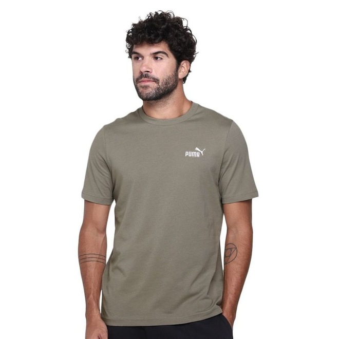 Camiseta Puma Ess Small NO. 1 Logo Masculina - Foto 1