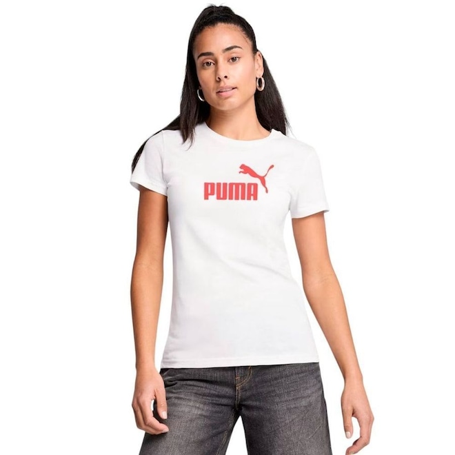 Camiseta Puma Essentials No. 1 Logo Feminina - Foto 1