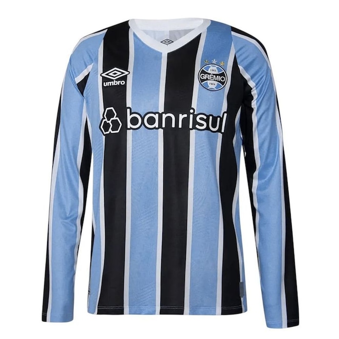 Camisa do Grêmio I 2024/25 Torcedor Umbro Masculina - Foto 1