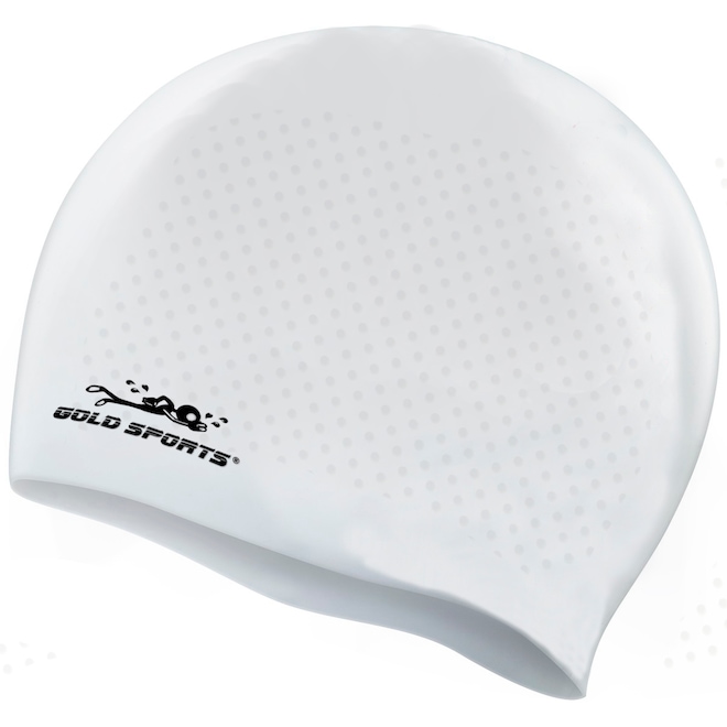 Touca de Natação Gold Sports Massagem De Silicone - Foto 1