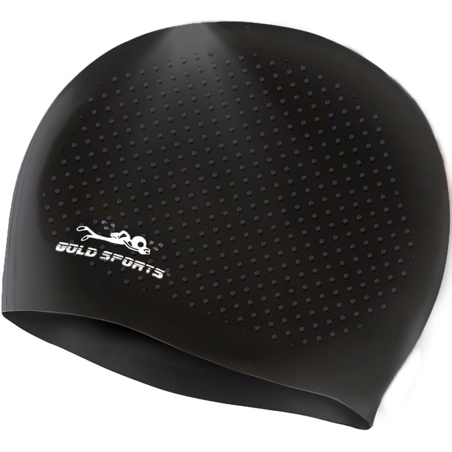 Touca de Natação Gold Sports Massagem De Silicone - Foto 1