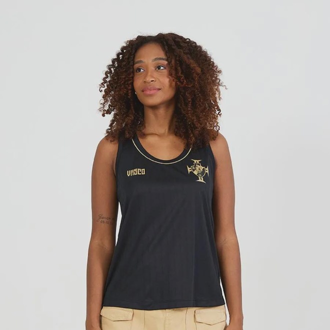 Camiseta Regata Do Vasco Estrondo Feminino - Foto 1