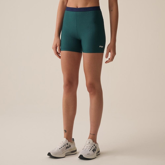 Shorts Fila Train Elastic IV Feminino - Foto 1