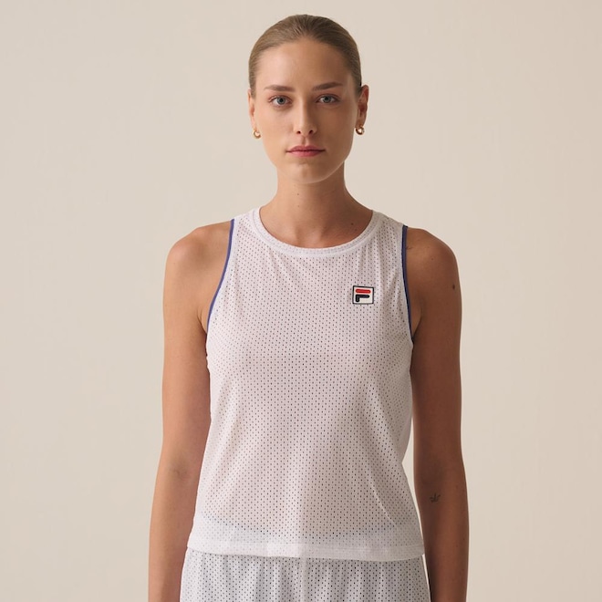 Camiseta Regata Fila Sand Feminina - Foto 1