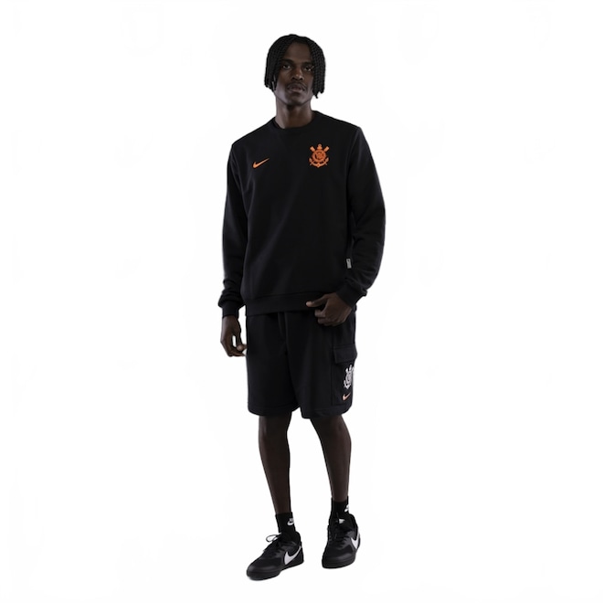 Blusão Corinthians Nike Total 90 Crew Masculino - Foto 1