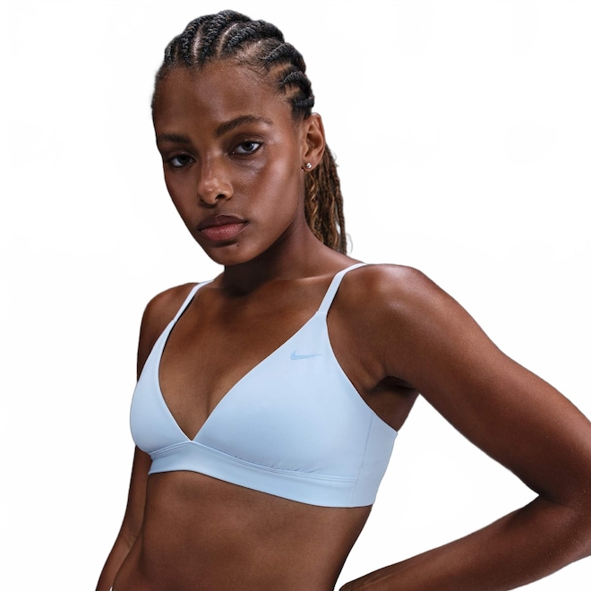 Top Nike Dri-FIT Triangle Feminino - Foto 1
