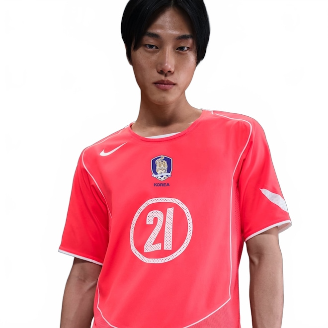 Camiseta Coréia Nike Reedição Total 90 Park Ji-Sung Masculina - Foto 1