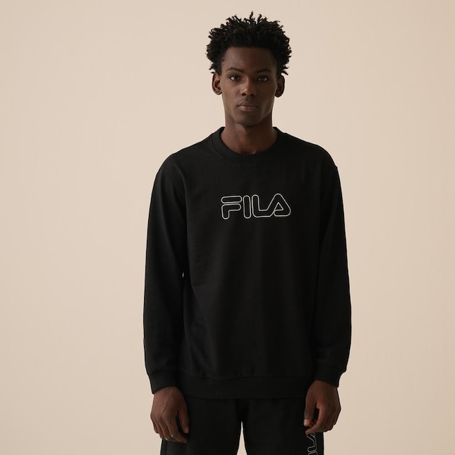 Fila Letter Outline Light Masculino - Foto 1
