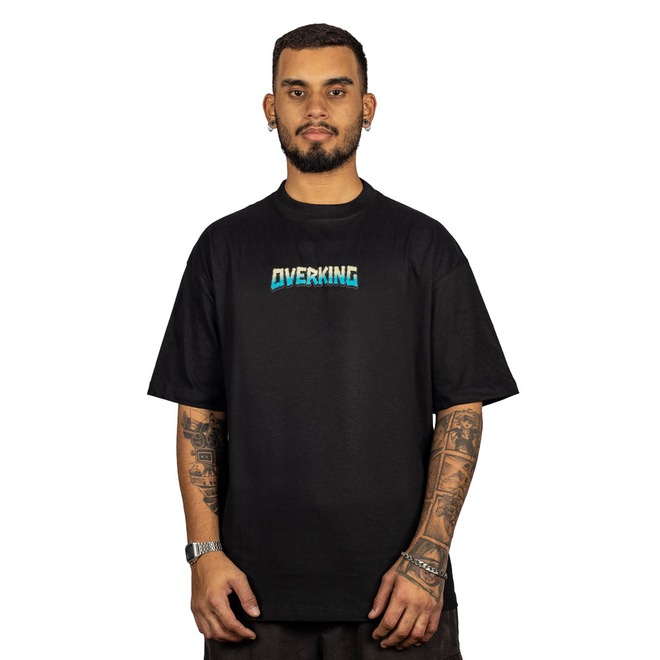 Camiseta Overking Oversized Godzilla Masculina - Foto 1