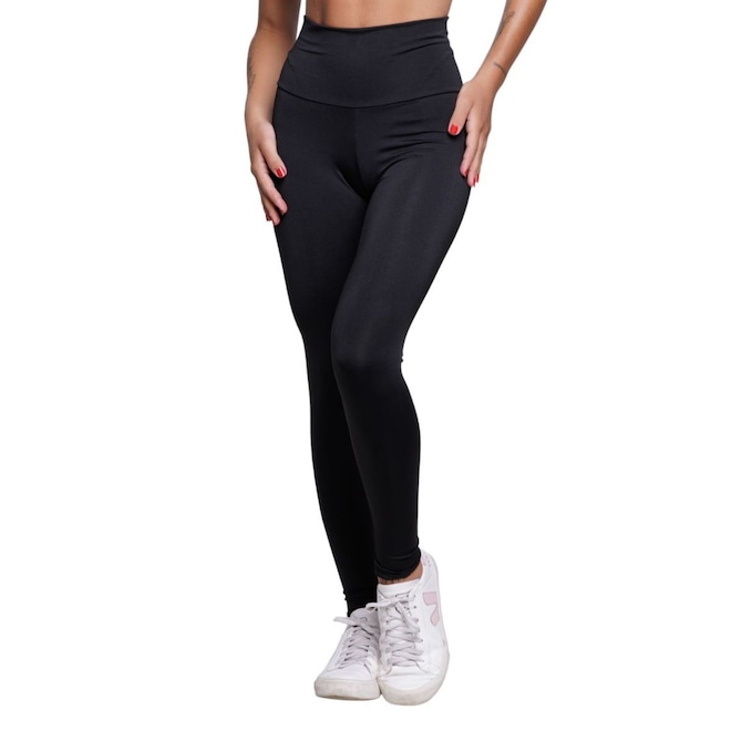Calça Legging Vekyo Cós Alto - Moda Fitness - Feminina - Foto 1