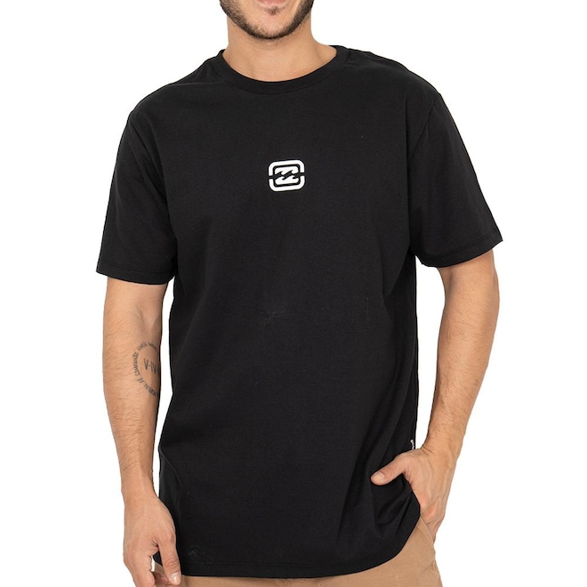 Camiseta Billabong Bracket Wave SM26 Masculina - Foto 1