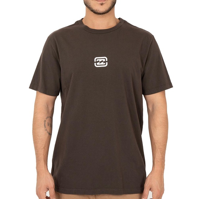 Camiseta Billabong Bracket Wave SM26 Masculina - Foto 1