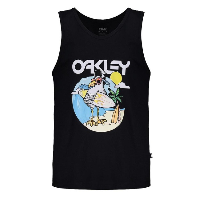 Camiseta Regata Oakley Mad Seagull SM26 Masculina - Foto 1
