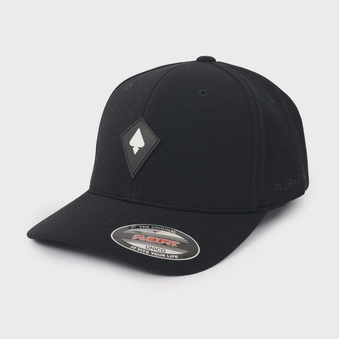 Boné Aba Reta Flexfit Aba Curva Pipa Mcd Unissex - Foto 1