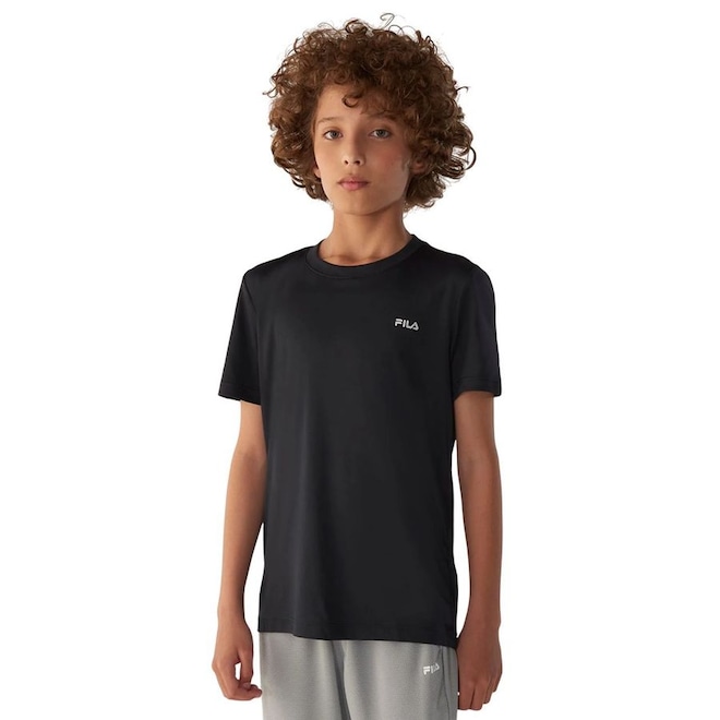 Camiseta Fila Basic Sports Infantil - Foto 1