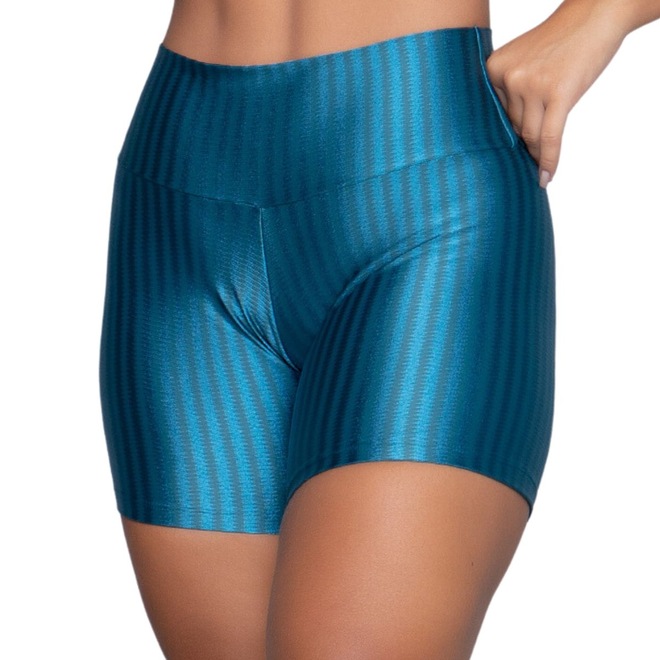 Short Fitness Ikat New Zig 3D Vekyo Poliamida - Moda Fitness - Feminina - Foto 1