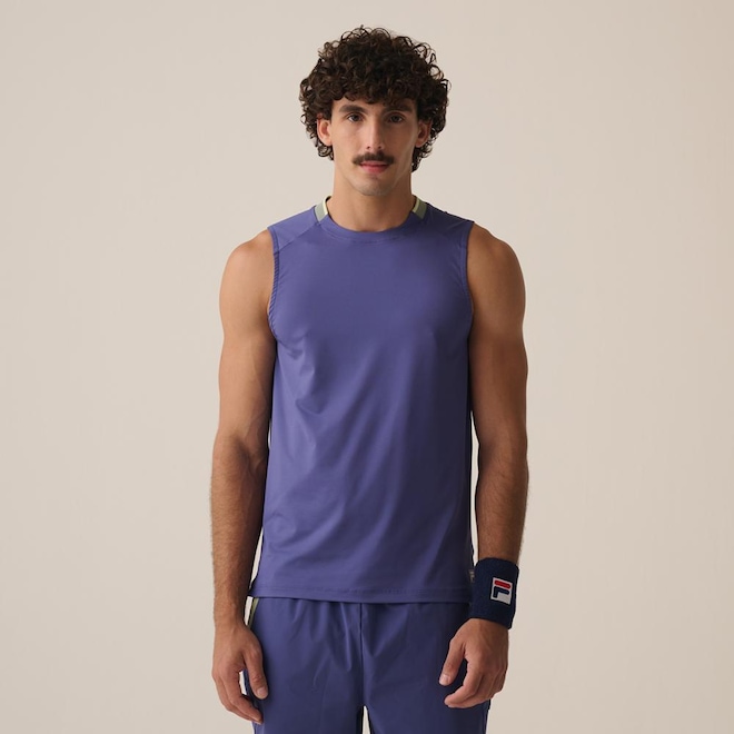 Camiseta Regata Fila Match Masculina - Foto 1