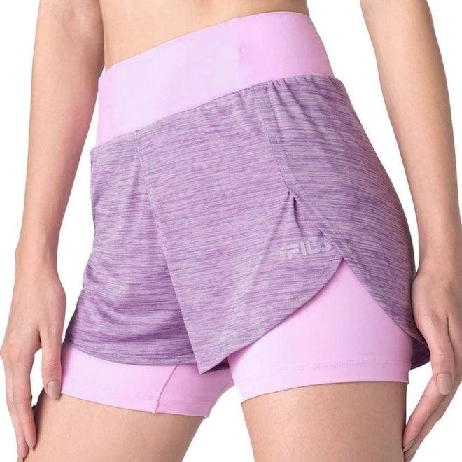 Short Fila Basic Train Double Feminino - Foto 1