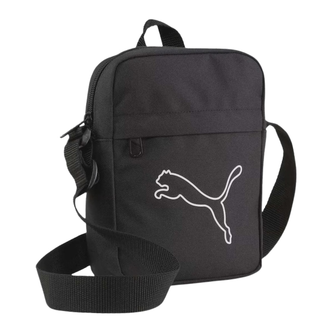 Bolsa Puma Transversal Plus Black Unissex - Foto 1
