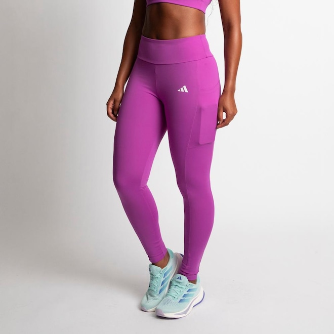 Calça Legging adidas Bolso Três Listras Feminins - Foto 1