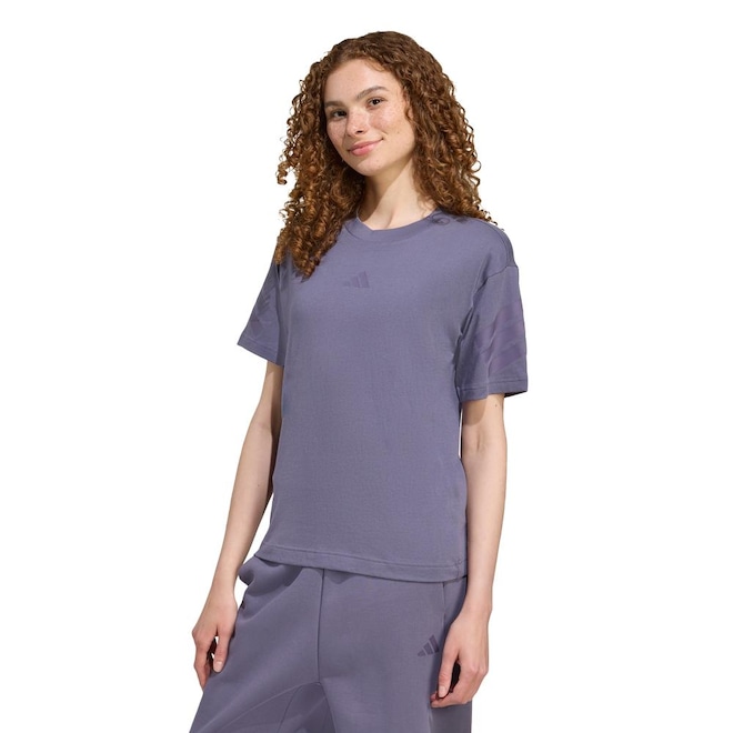 Camiseta adidas Future Icons Três Listras Feminina - Foto 1