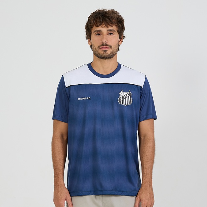 Camisa Do Santos Fulgor Braziline - Masculino - Foto 1