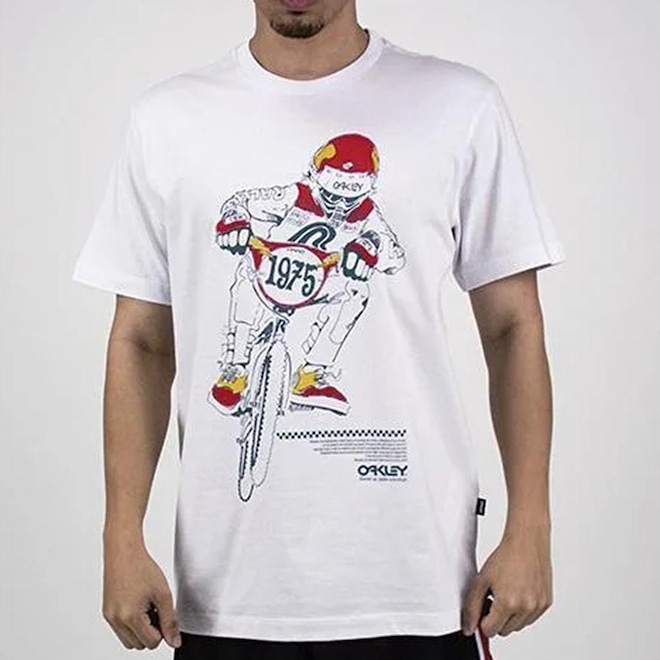 Camiseta Oakley BMX SM26 Masculina - Foto 1